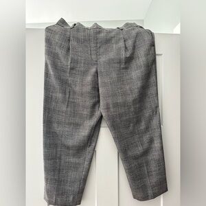 Ann Taylor Loft pull on taper shimmer crop pants XXL